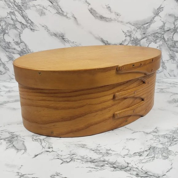 Shaker Box Jefferson Woodworking Smithsonian Shops Vintage - Picture 9 of 9